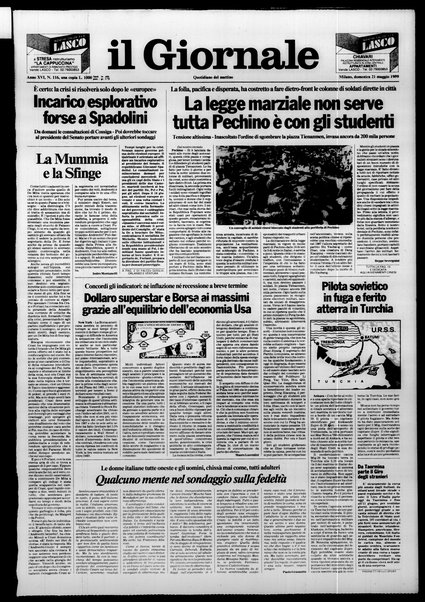 Il giornale : quotidiano del mattino